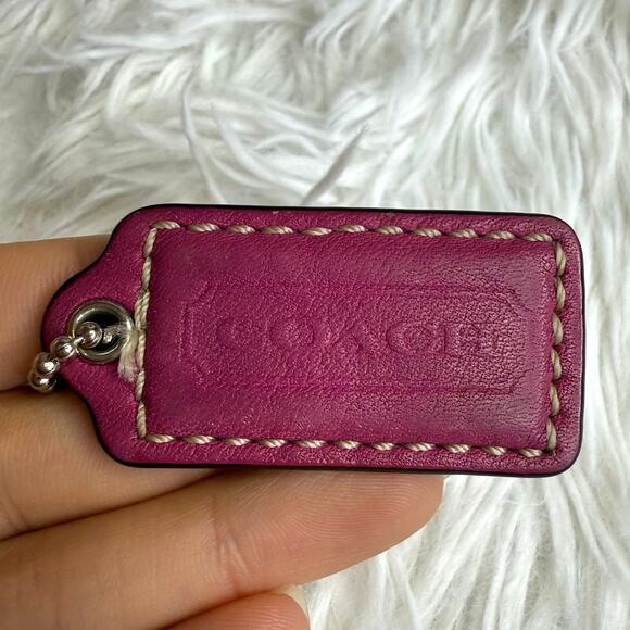 1.5" COACH  Fob Bag Charm Hang tag Hangtag - Picture 1 of 2